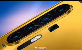 huawei p40 pro rendering fotocamera